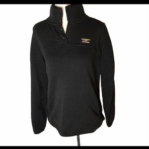 LL Bean fleece 1/4 button up size M